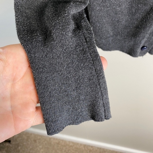 Philosophy Republic Women's Gray Front Button Long Sleeve Cardigan Sweater Small - Picture 3 of 11